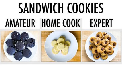 4 Levels of Sandwich Cookies: Amateur to Food Scientist