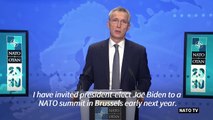 NATO invites Biden to summit after he takes office