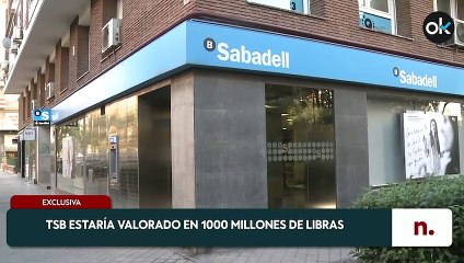 TSB de Sabadell valorado en 1.000 millones de libras