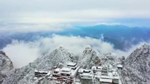 Las nevadas en China dejan imágenes espectaculares