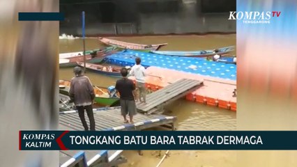 Tongkang Batu Bara Tabrak Dermaga