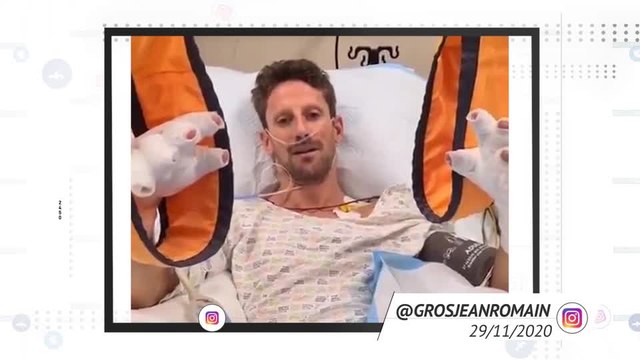 Socialeyesed - F1 Reacts as Grosjean escapes horror crash