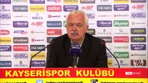 KAYSERİ - Hes Kablo Kayserispor - Fatih Karagümrük maçının ardından