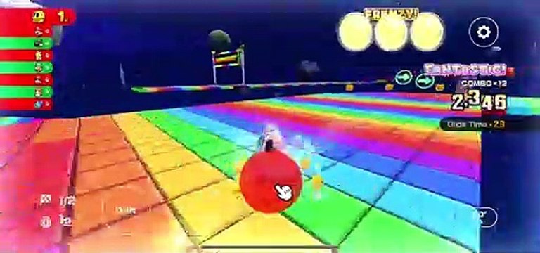 Mario Kart Tour - Rainbow Road R/T Gameplay (Mario vs. Luigi Tour)