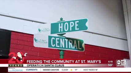 Operation Santa Claus is raising money for St. Mary's Food Bank
