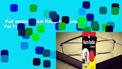 Full version  Ham Radio for Dummies  For Free