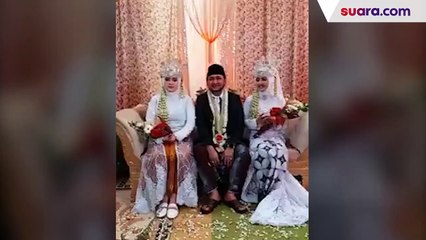 Heboh, Video Detik-detik Pria di Madura Nikahi 2 Wanita Sekaligus