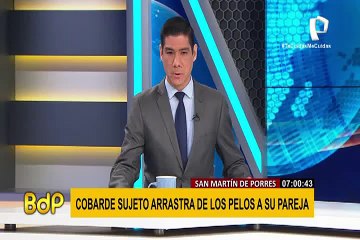 SMP: captan salvaje agresión de un hombre a su pareja