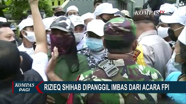 Imbas Kerumunan Acara FPI, Habib Rizieq Shihab Dipanggil Polisi Sebagi Saksi