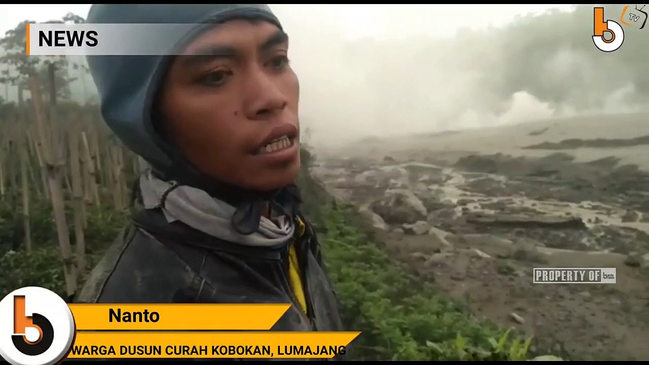 LUMAJANG - SEMERU KELUARKAN LAVA, INI KESAKSIAN WARGA