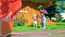 Tie Your Shoes Song  CoComelon Nursery Rhymes  Kids Songs