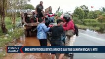 Jalan Trans Kalimantan Banjir, Waspadai Ketinggian Mencapai 1,6 Meter