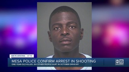 Mesa police confirm arrest in deadly drive-by shooting