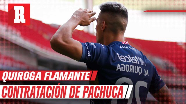 Mauro Quiroga fue anunciado como nuevo jugador del Pachuca para afrontar el Clausura 2021