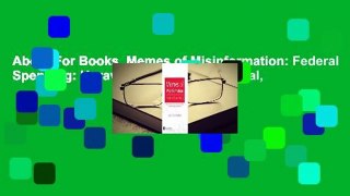 About For Books  Memes of Misinformation: Federal Spending: Unraveling the Controversial,