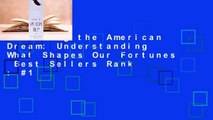 Chasing the American Dream: Understanding What Shapes Our Fortunes  Best Sellers Rank : #1