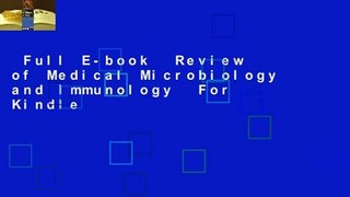 Full E-book  Review of Medical Microbiology and Immunology  For Kindle