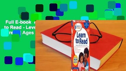 Full E-book  Hooked on Phonics Learn to Read - Level 2: Early Emergent Readers (Pre-K | Ages 3-4)