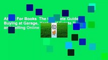 About For Books  The Complete Guide to Buying at Garage, Yard, and Estate Sales and Selling Online