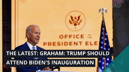The Latest: Graham: Trump should attend Biden's inauguration, and other top stories in politics from December 01, 2020.