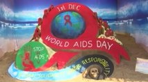 World AIDS Day: Pattnaik makes sand art to spread awareness