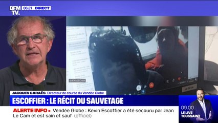 Kevin Escoffer secouru: le directeur de course du Vendée Globe décrit "une opération assez difficile"