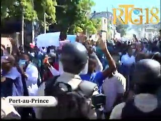 Manifestasyon medsen yo nan Pòtoprens 30 novanm 2020