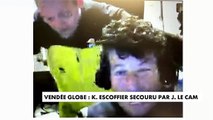 Vendée Globe : Kevin Escoffier a été secouru par Jean Le Cam durant la nuit. 