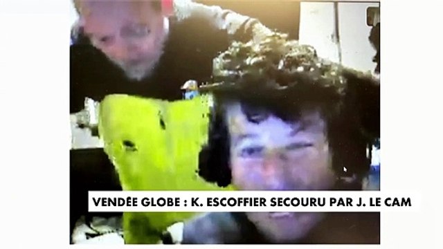 Vendée Globe : Kevin Escoffier a été secouru par Jean Le Cam durant la nuit. Le bateau s'est cassé en deux, littéralement. Un miracle !
