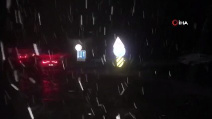 Kırklareli'de Kar Yağışı Başladı