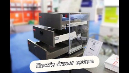 handle free electric servo remote control induction drawer system