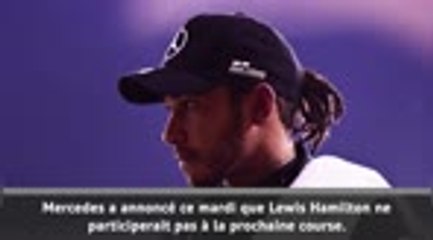 F1 - Hamilton positif et forfait pour le GP de Sakhir