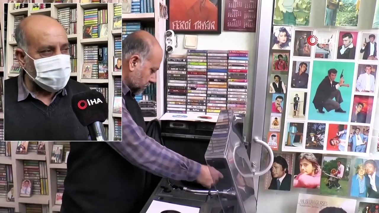 42 Yıldan Beri Plak, Kaset, Plak Çalar ve Kaset Çalar Biriktiren Sarıkaya, Nostaljiyi Yaşatıyor