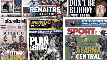 Le plan d'urgence du Barça pour sauver sa défense, l'AC Milan veut blinder ses cadres