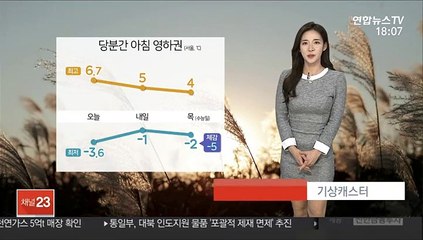 [날씨] 내일 오늘보다 추위 덜해…대기 건조, 화재 유의