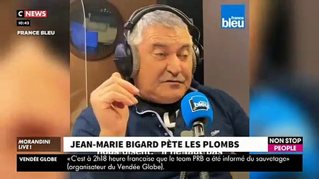 Confinement - Jean-Marie Bigard perd son calme au micro de France Bleu: "On nous prend pour des cons ! On organise une dictature chez nous" - VIDEO