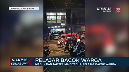 Mabuk Dan Tak Terima Ditegur, Pelajar Bacok Warga