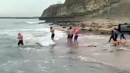 100 day sea swim challenge launched by dad to keep Sunderland Soup Kitchen cooking
