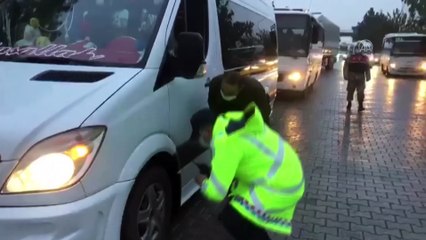 MALATYA - Kış lastiği denetiminde 11 araca cezai işlem uygulandı