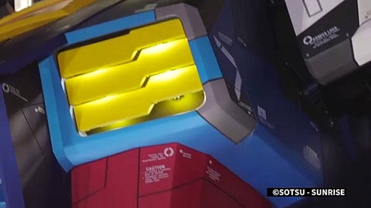 Gundam en vrai ! Au Japon, une réplique géante du robot fait ses premiers pas
