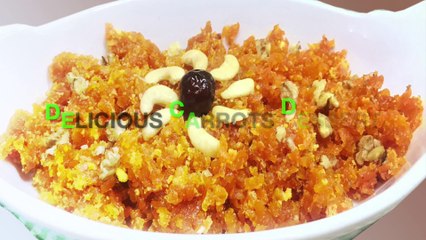 Delicious Carrots Dessert | Quick Gajar ka Halwa | Carrot Halwa Recipe without Milk