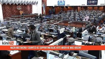 Opposition MPs call for action to be taken on Shabudin over bloc vote blunder