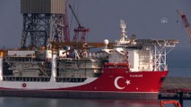 ZONGULDAK - 'Kanuni' sondaj gemisinin kule dikimi yapıldı