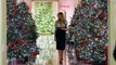 Melania Trump decora la Casa Blanca por Navidad