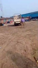 चिमनी से निकल रहे धुएं से परेशान ग्रामीणों ने की फायरिंग, वीडियो वायरल