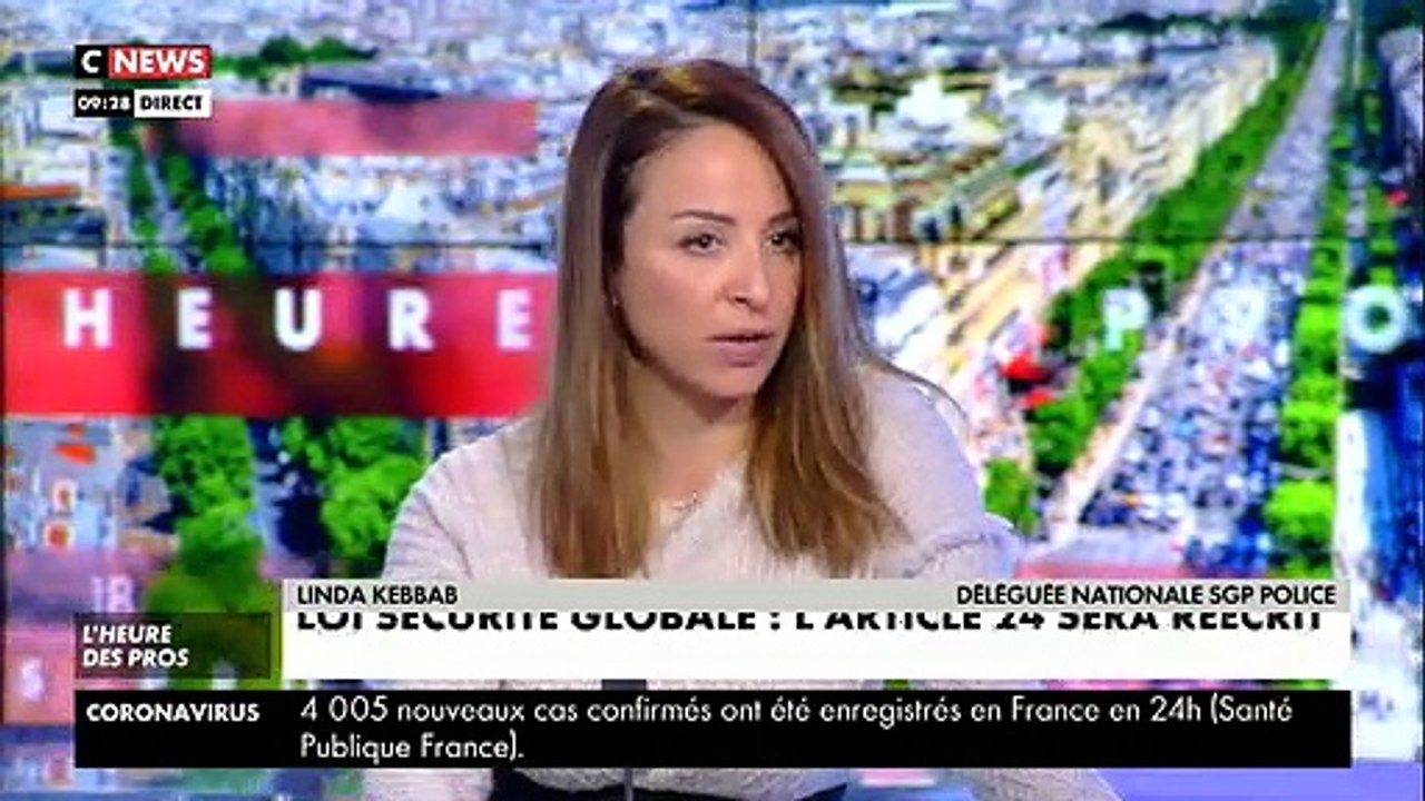 Linda Kebbab, déléguée nationale de l'Unité SGP Police-FO, règle ses comptes avec BFMTV, Bruce Toussaint et Marc-Olivier Fogiel: "Ils manipulent l’opinion publique et ils ont un comportement inacceptable ! Je les ai pris la main dans le sac" - VIDEO