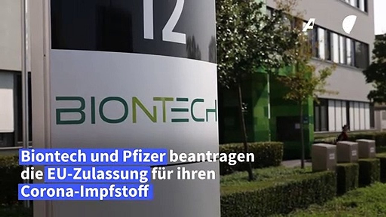 Biontech beantragt EU-Zulassung für Corona-Impfstoff