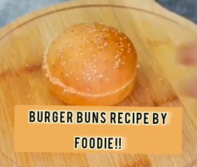 Burger buns recipe without eggs and yeast| Foodie | buns easy recipe | yummy and tasty