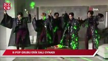 Güney Koreli ünlü K-Pop grubu erik dalı oynadı, 15 bin kişi izledi