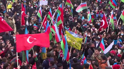 BAKÜ - Azerbaycanlılar, Laçın'ın işgalden kurtuluşunu kutluyor